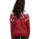 Women's Happy Holidays Tassel Ugly Christmas Sweater