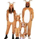 Matching Rudolph Family Jumpsuits